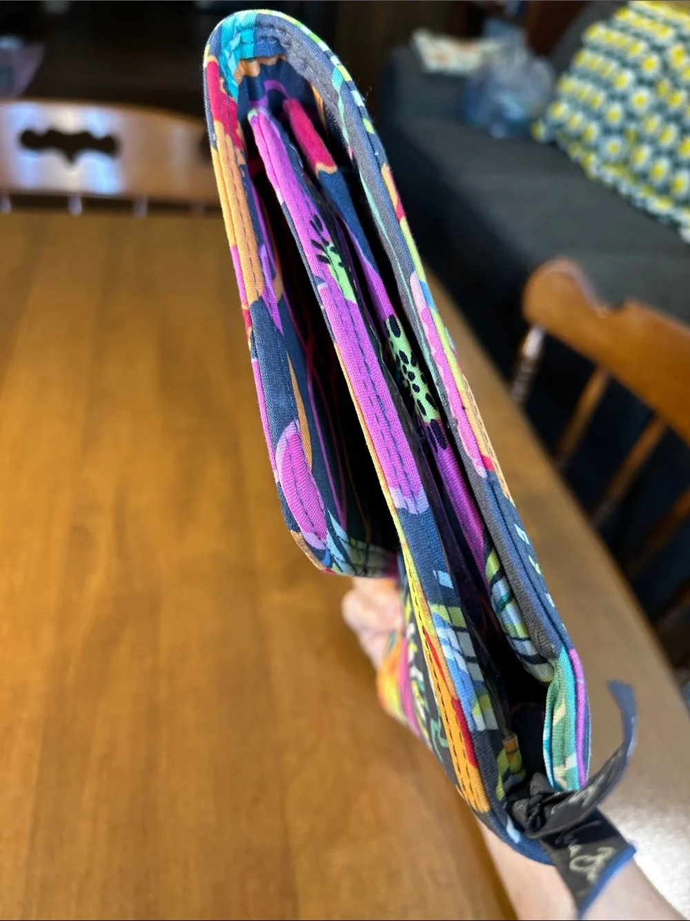 Vera Bradley Floral Quilted Foldover Travel bag - Multi-Color